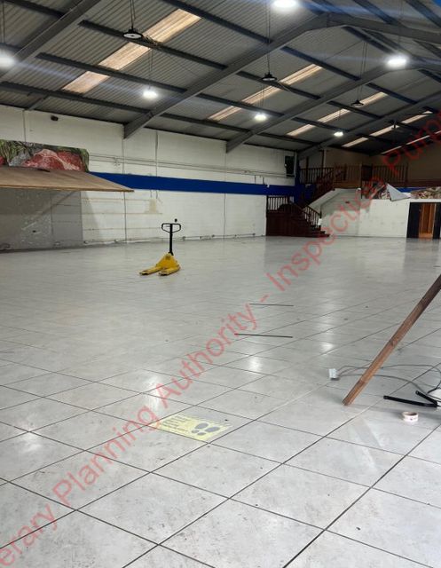 This space will become a gym if plans are approved. Photo: Tipperary County Council planning portal. 